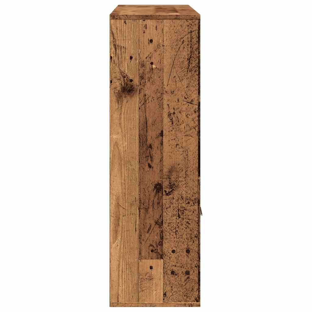 Bücherregal Weiß 98x30x98 cm Holzwerkstoff