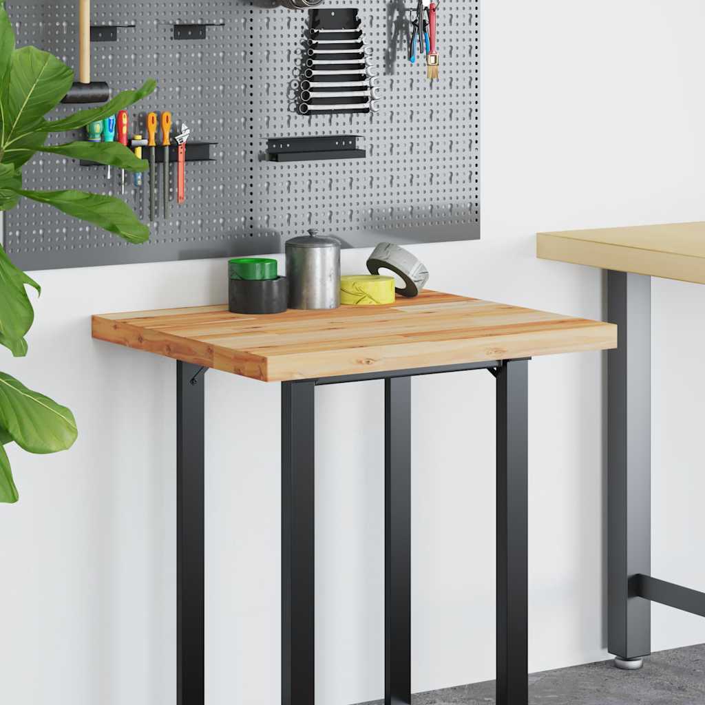Schreibtischplatte Unbehandelt 60x50x2 cm Massivholz Akazie