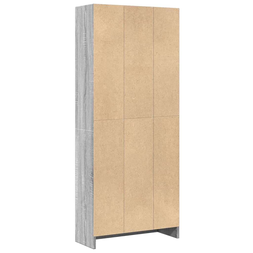 Bücherregal Weiß 40x24x75 cm Holzwerkstoff