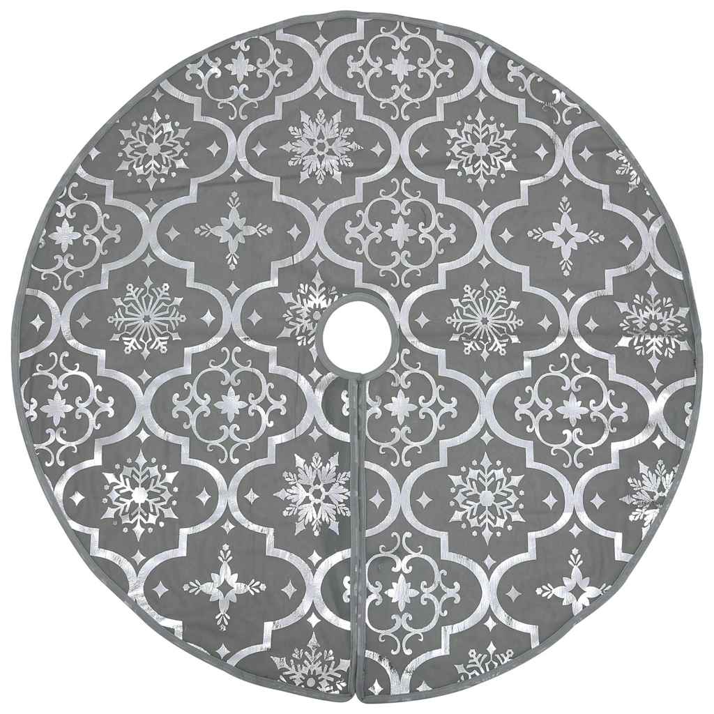 Luxus-Weihnachtsbaumdecke mit Socke Blau 150 cm Stoff