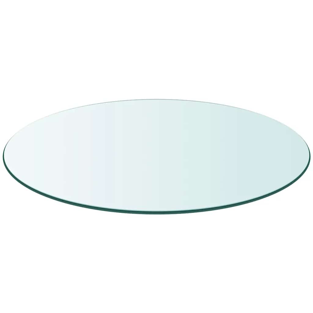 Tischplatte aus gehärtetem Glas quadratisch 700x700 mm