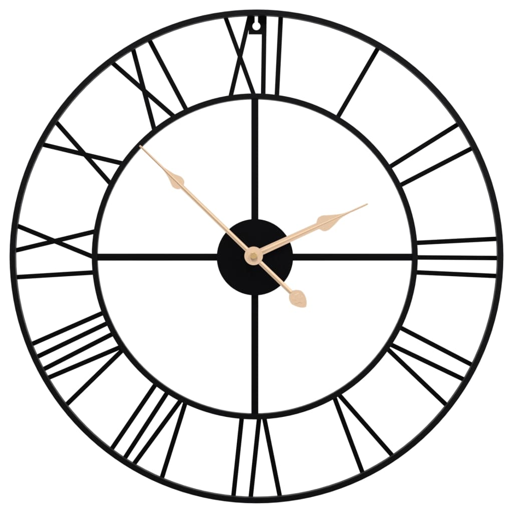 Wanduhr Metall 40 cm Golden