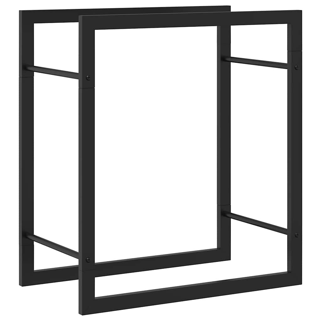 Brennholzregal 50x28x94 cm Edelstahl