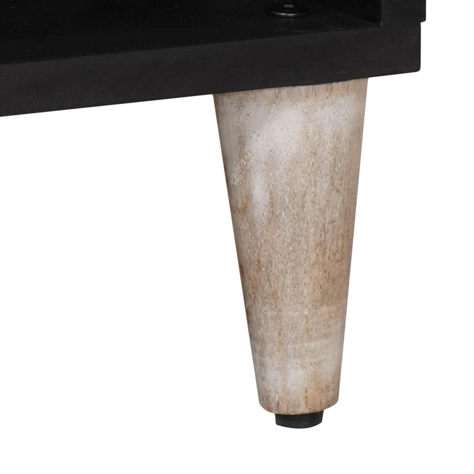 TV-Schränk mit Regal Braun 100 x 33,5 x 46 cm Massivholz Mango