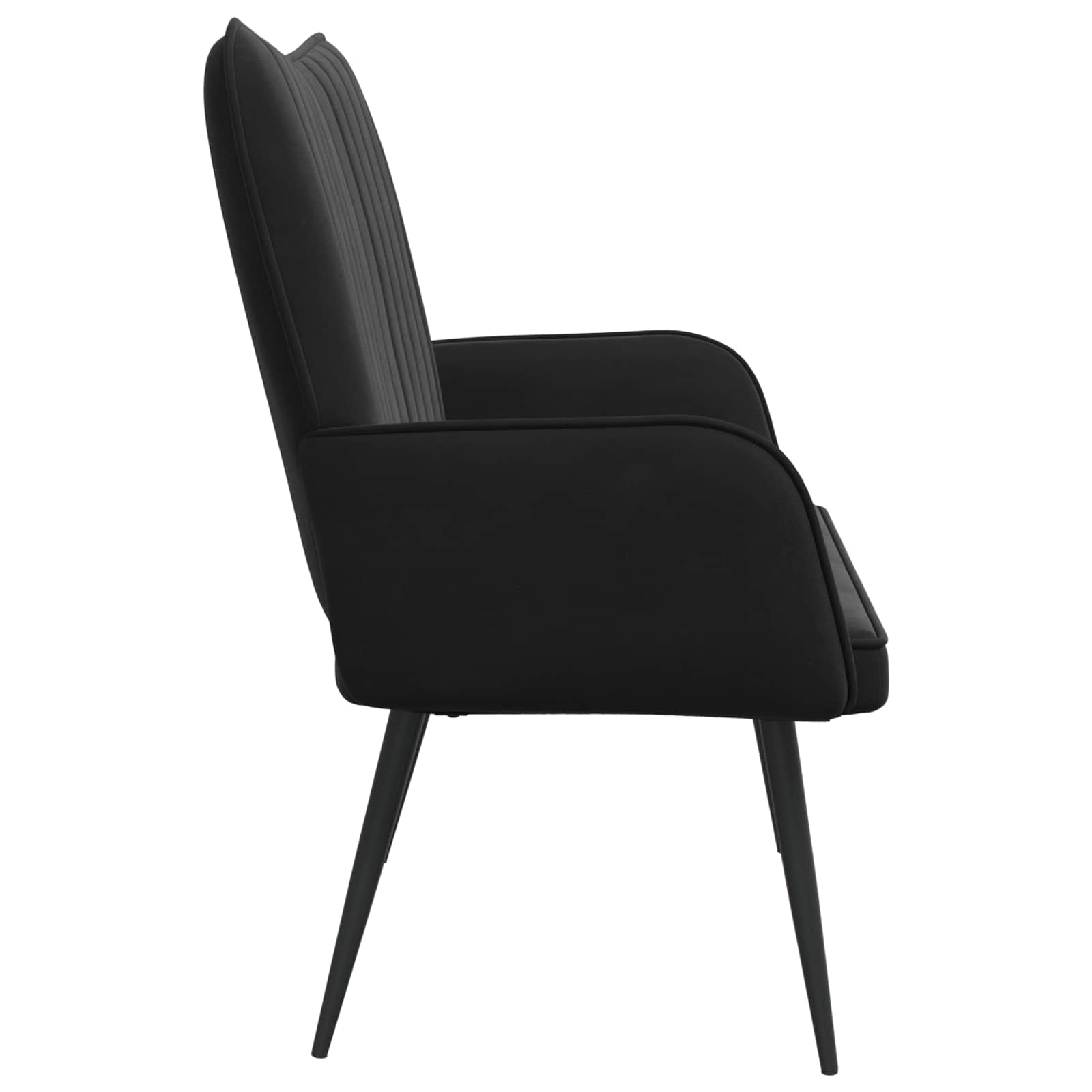 2-Sitzer Sofa Hellgrau 115 x 61 x 87 cm Samt (V)