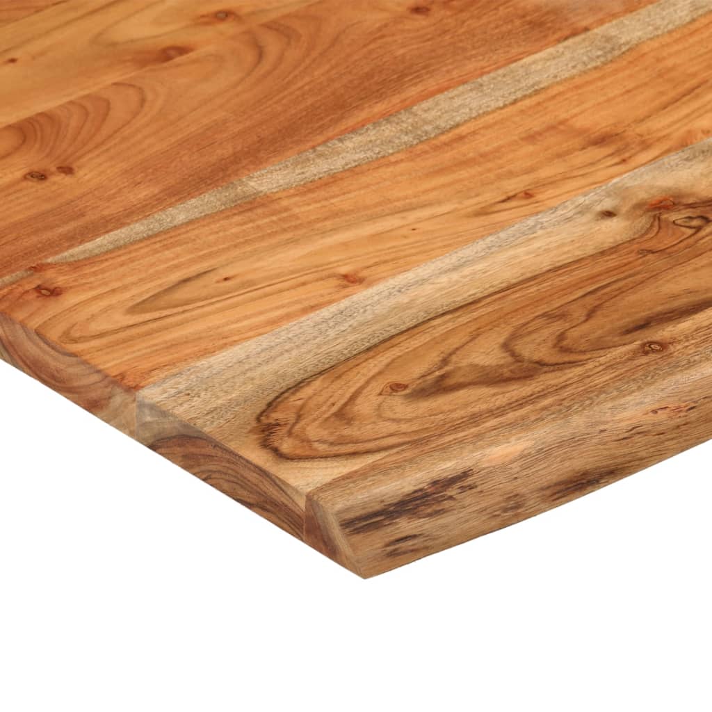 Wandregal 40x20x2,5 cm Rechteckig Massivholz Akazie Baumkante
