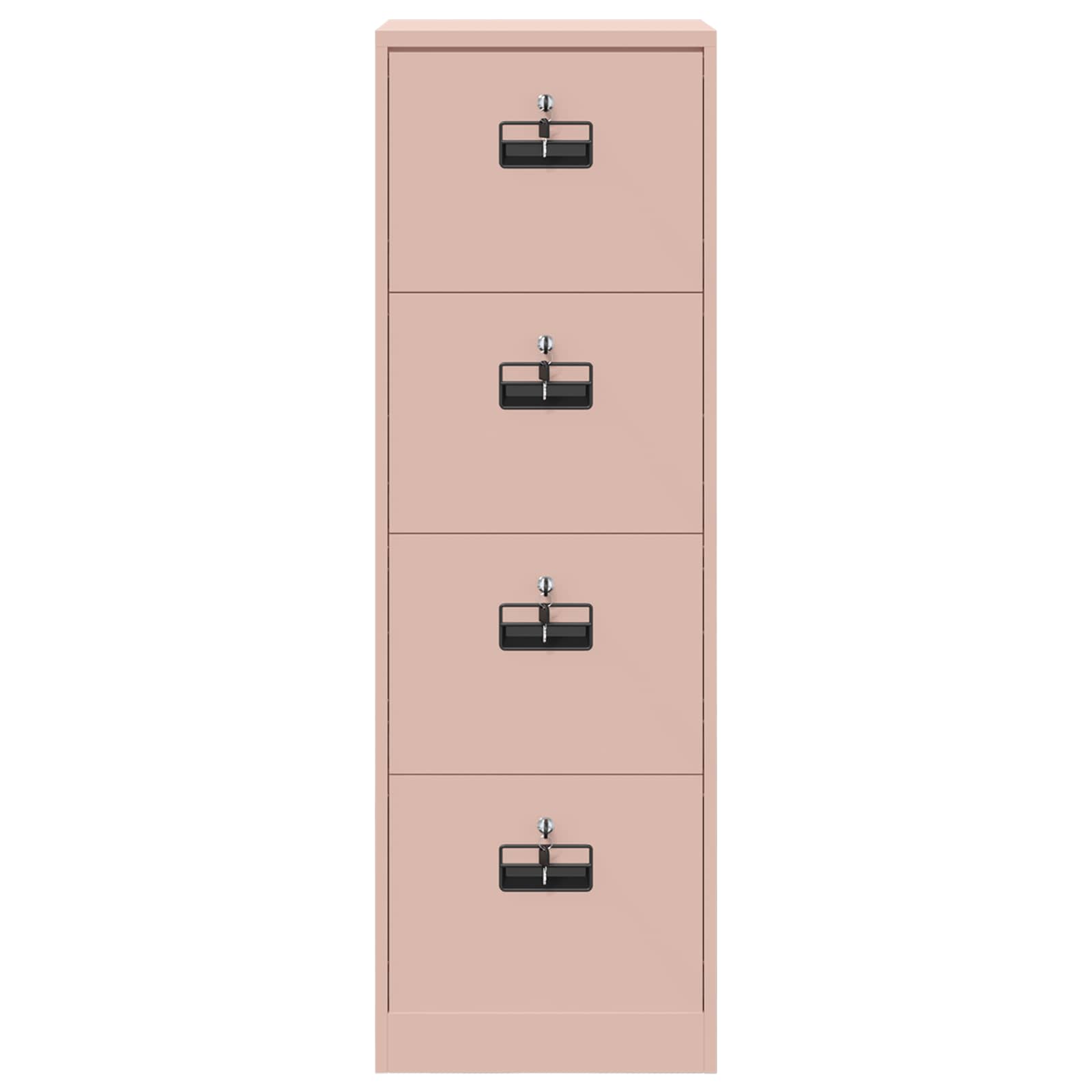 Aktenschrank 2 pcs Schwarz 44 x 50 x 139 cm Kaltgewalzter Stahl