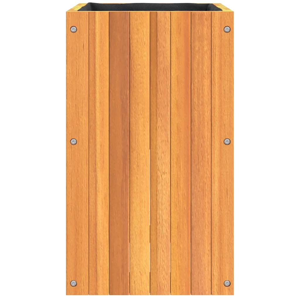 Pflanzkübel 25x25x25 cm Massivholz Akazie