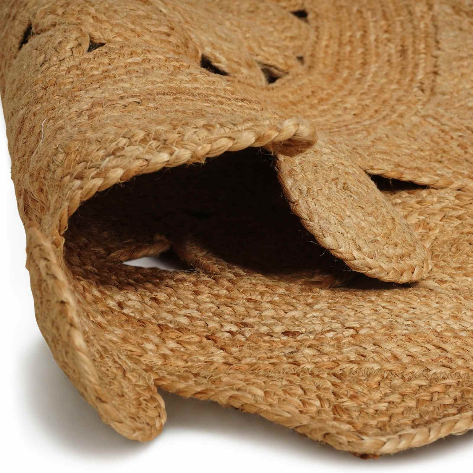 Bereichsteppiche Natur Ø 180 cm Jute