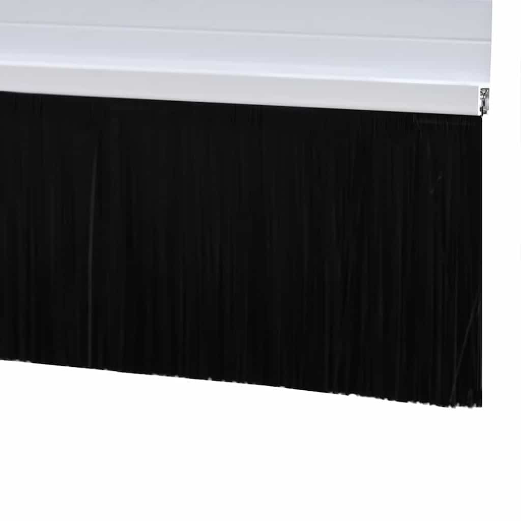 Selbstklebende Türbürstendichtungen 2 pcs Braun 100 cm