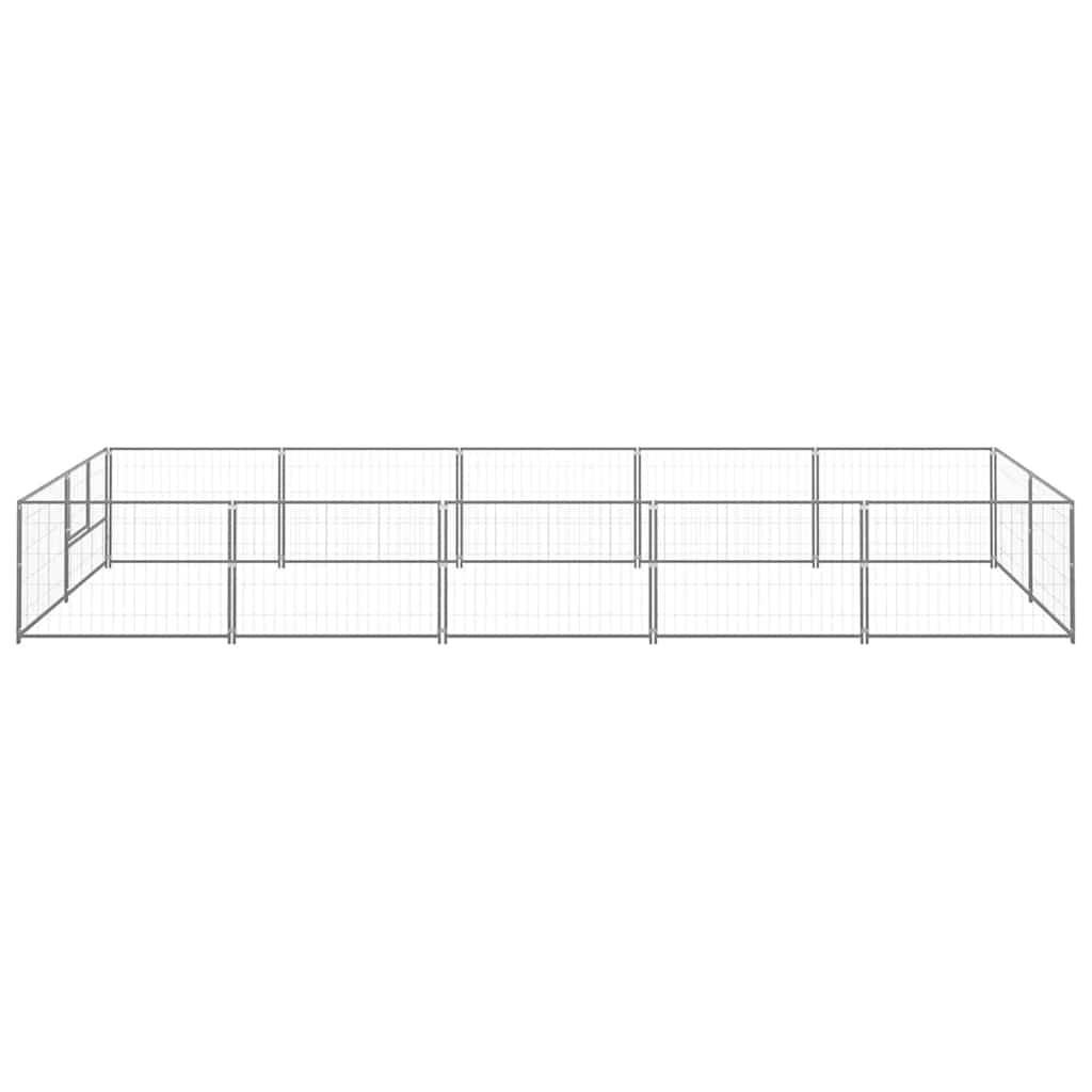 Hundezwinger Schwarz 4 m² Stahl