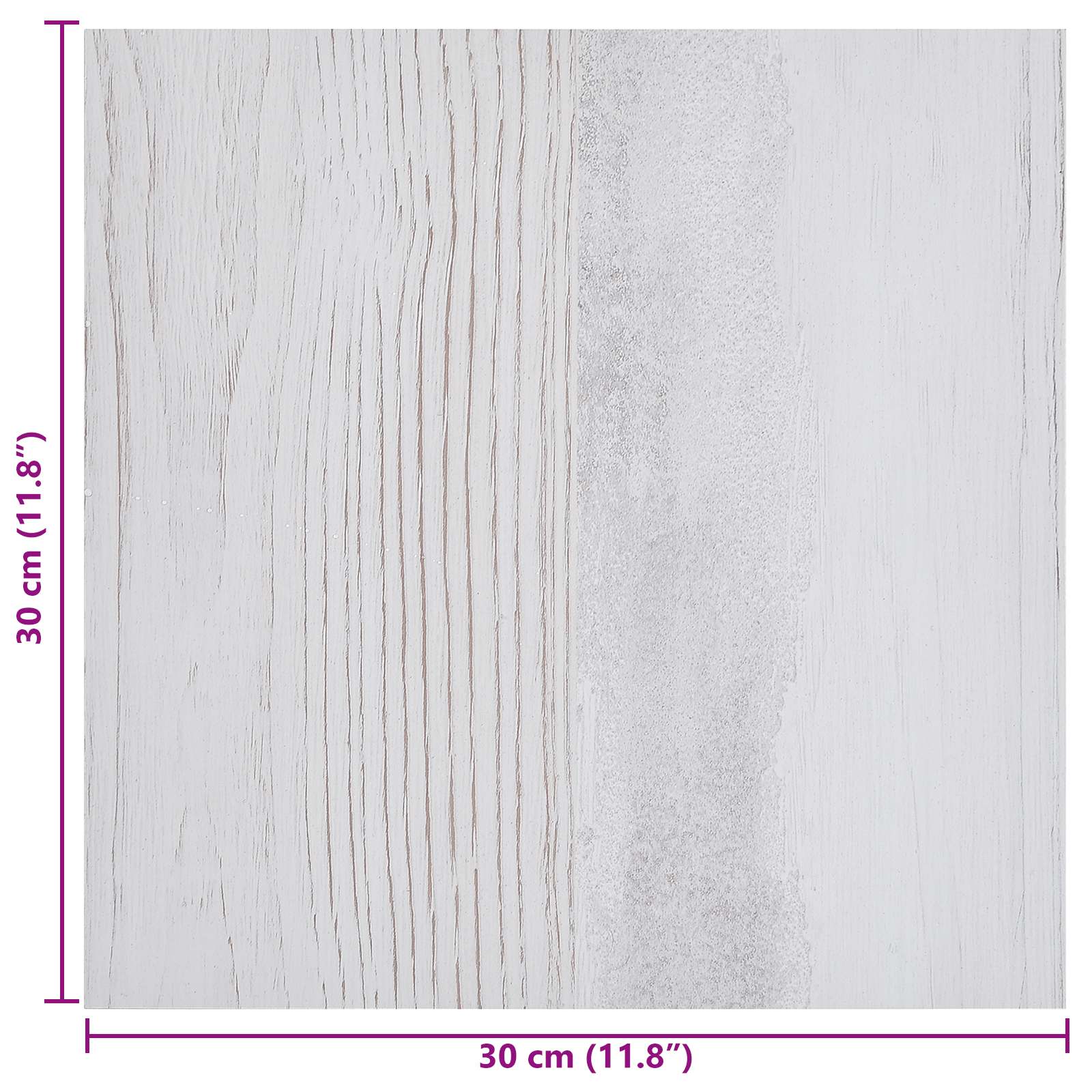 Selbstklebende Bodenplanken 30,5 x 30,5 cm 20 pcs PVC Betongrau