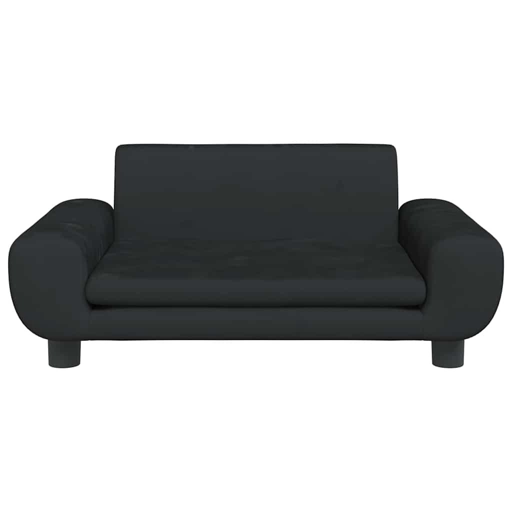 Hundebett Blau 100x54x33 cm Samt
