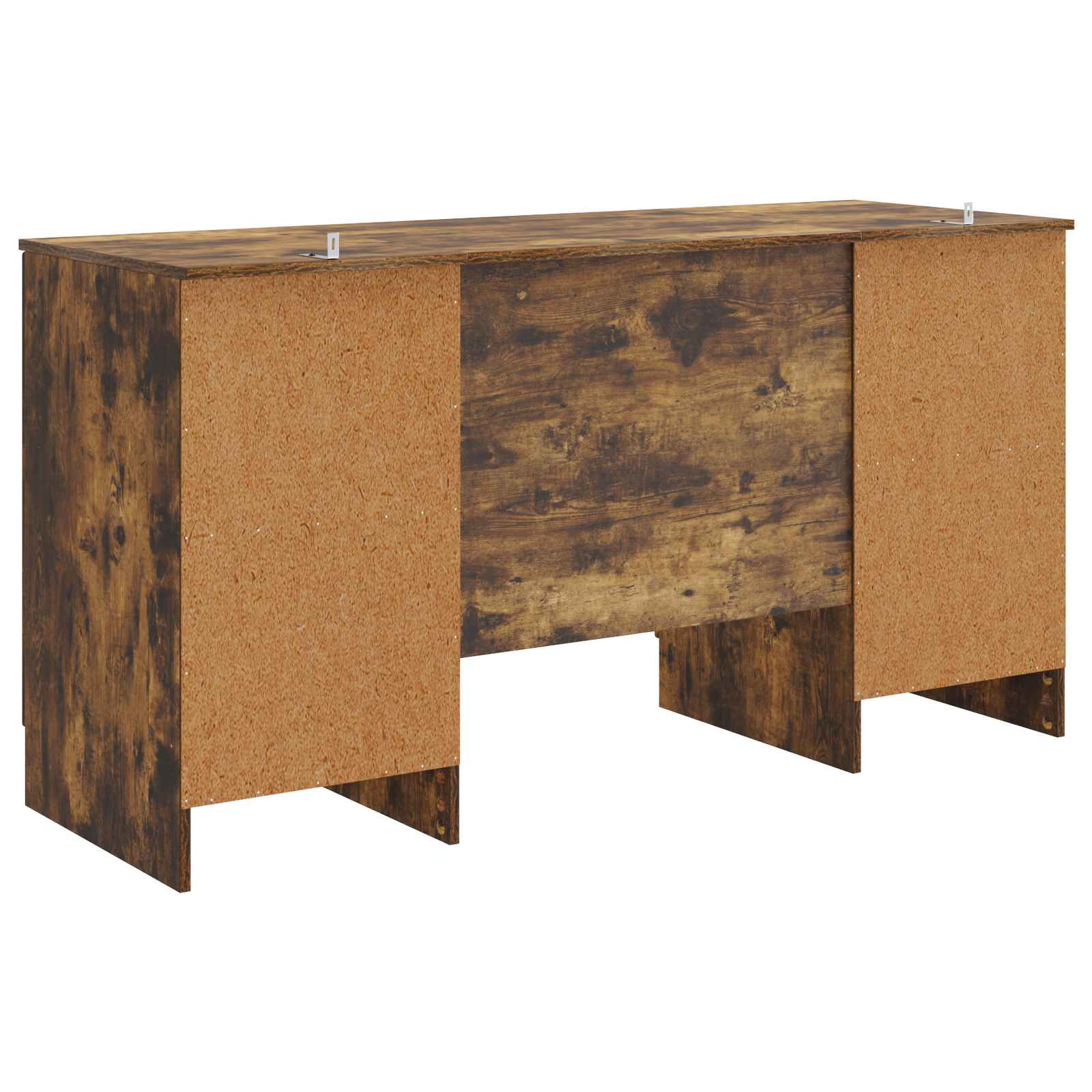 Schreibtisch mit Regal Schwarz 142,5 x 50 x 75 cm Holzwerkstoff
