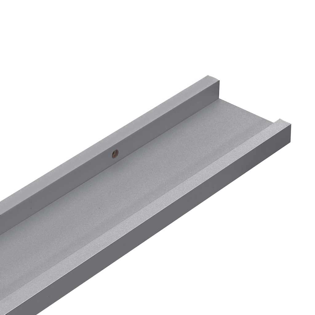 Bilderleisten 2 Stk. Weiß 80x9x3 cm MDF