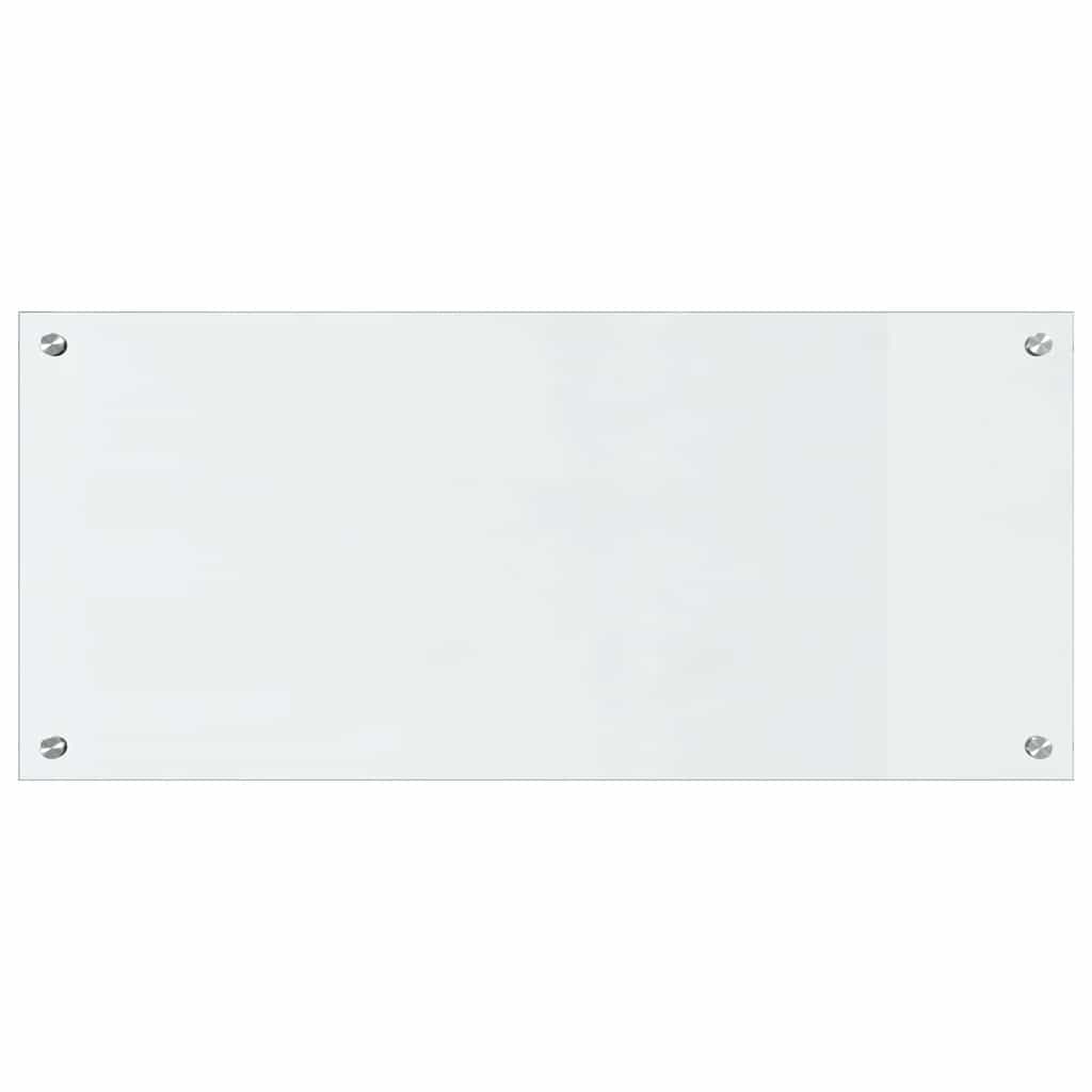 Küchenrückwand 2 pcs Weiß 70 x 40 cm Gehärtetes Glas