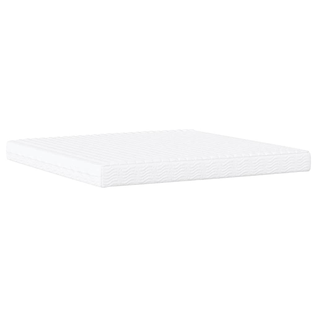 Bett mit Matratze "Hanko" Hellgrau 80x200 cm Samt