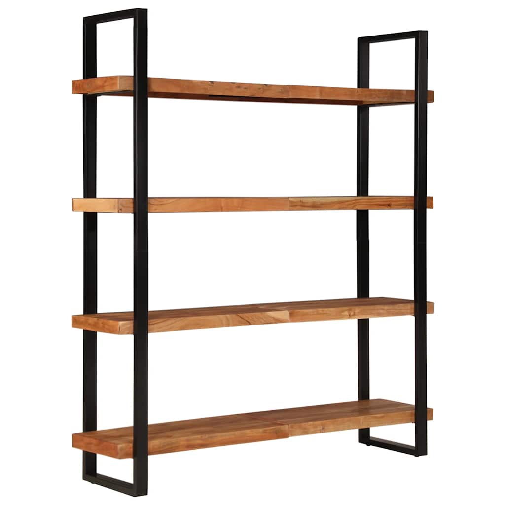 Bücherregal mit 4 Böden 80x40x180 cm Altholz Massiv