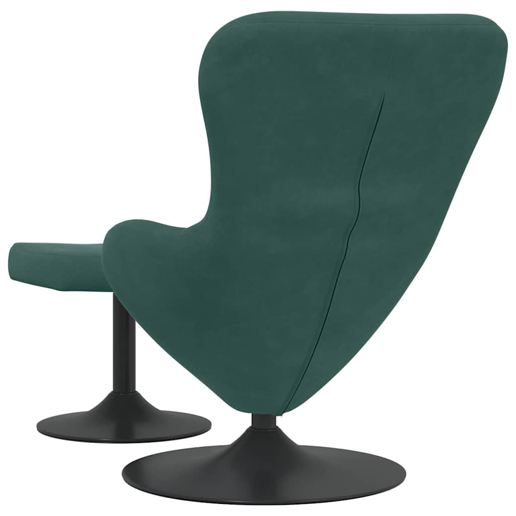 Eiersessel Blau Samt