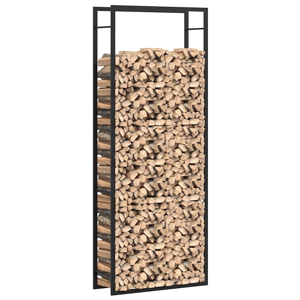 Brennholzregal 50x28x94 cm Edelstahl