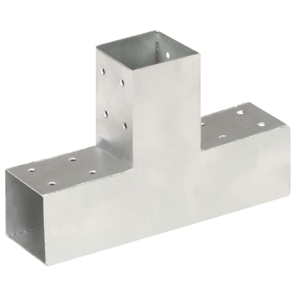 Pfostenverbinder L-Form Verzinktes Metall 71 x 71 mm