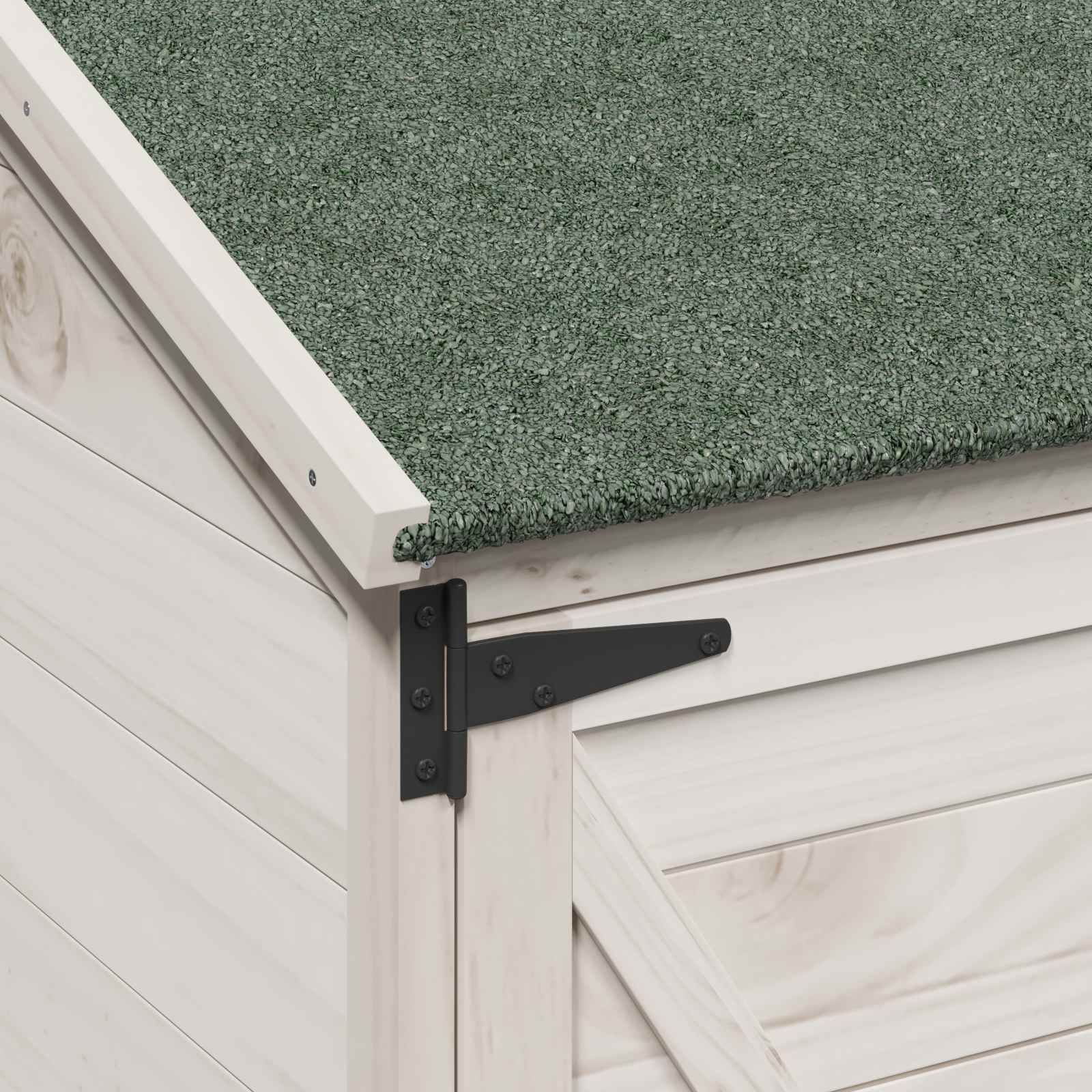 Gartenschuppen Natur 59,5 x 56 x 113,5 cm Massivholz aus Fichte