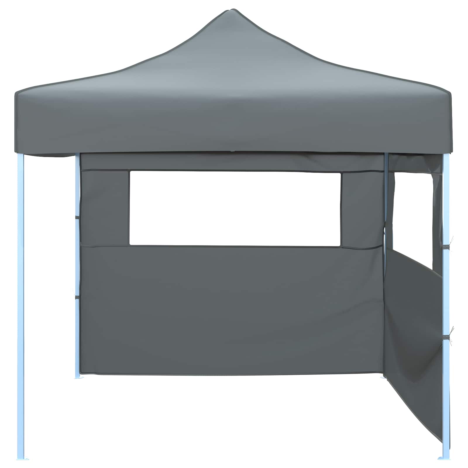Partyzelt Faltbar Pop-Up Schwarz 292x292x315 cm