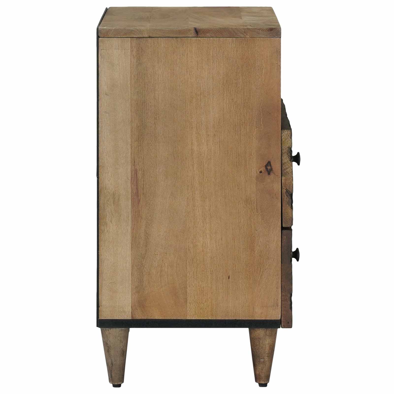 Bettkasten Braun 50 x 33 x 60 cm Massivholz Mango