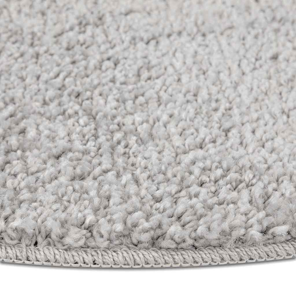 Anti-Rutsch Shaggy Teppich Dunkelgrau 200 x 200 cm PP