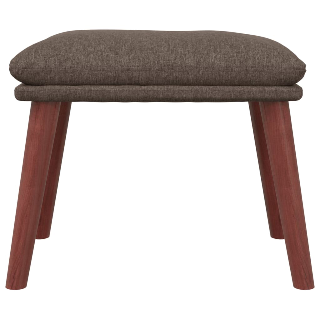 Fußhocker Hellgrau 45x29,5x35 cm Stoff