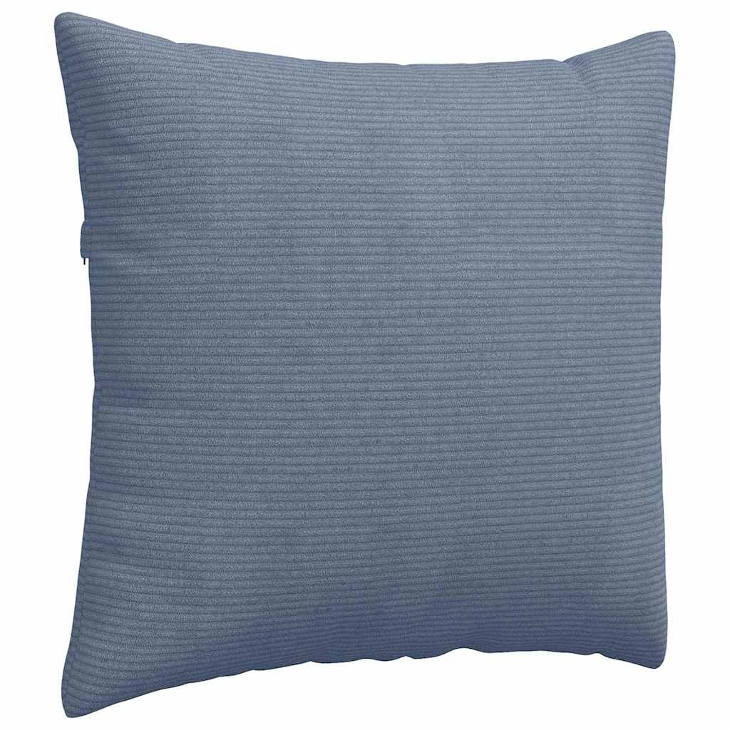 Sofakissen 2 Stück Hellgrau 50 x 30 cm Cordstoff