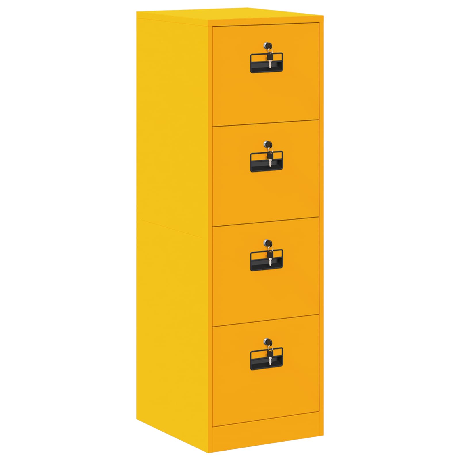 Aktenschrank 2 pcs Schwarz 44 x 50 x 139 cm Kaltgewalzter Stahl