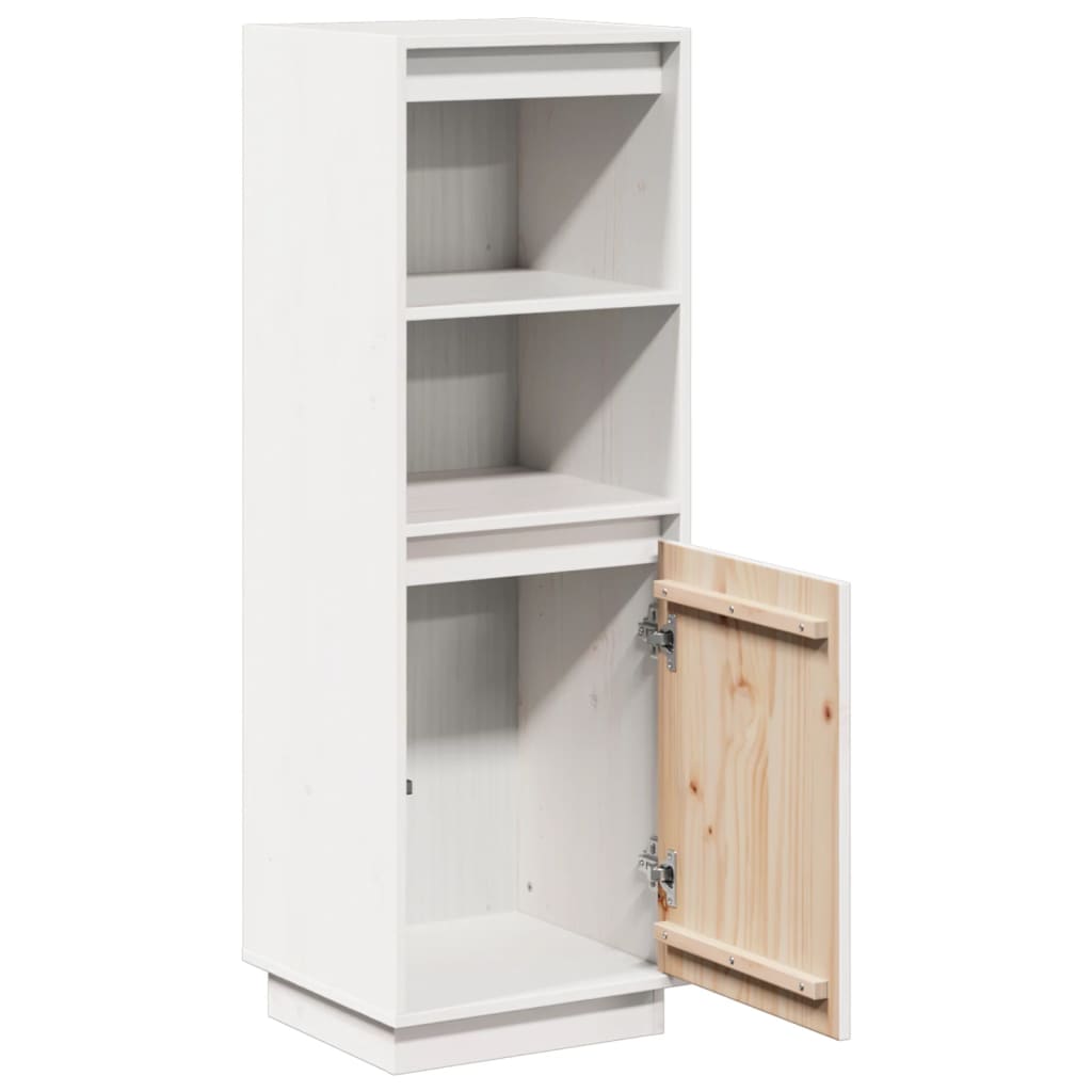 Highboard 37x34x110 cm Massivholz Kiefer