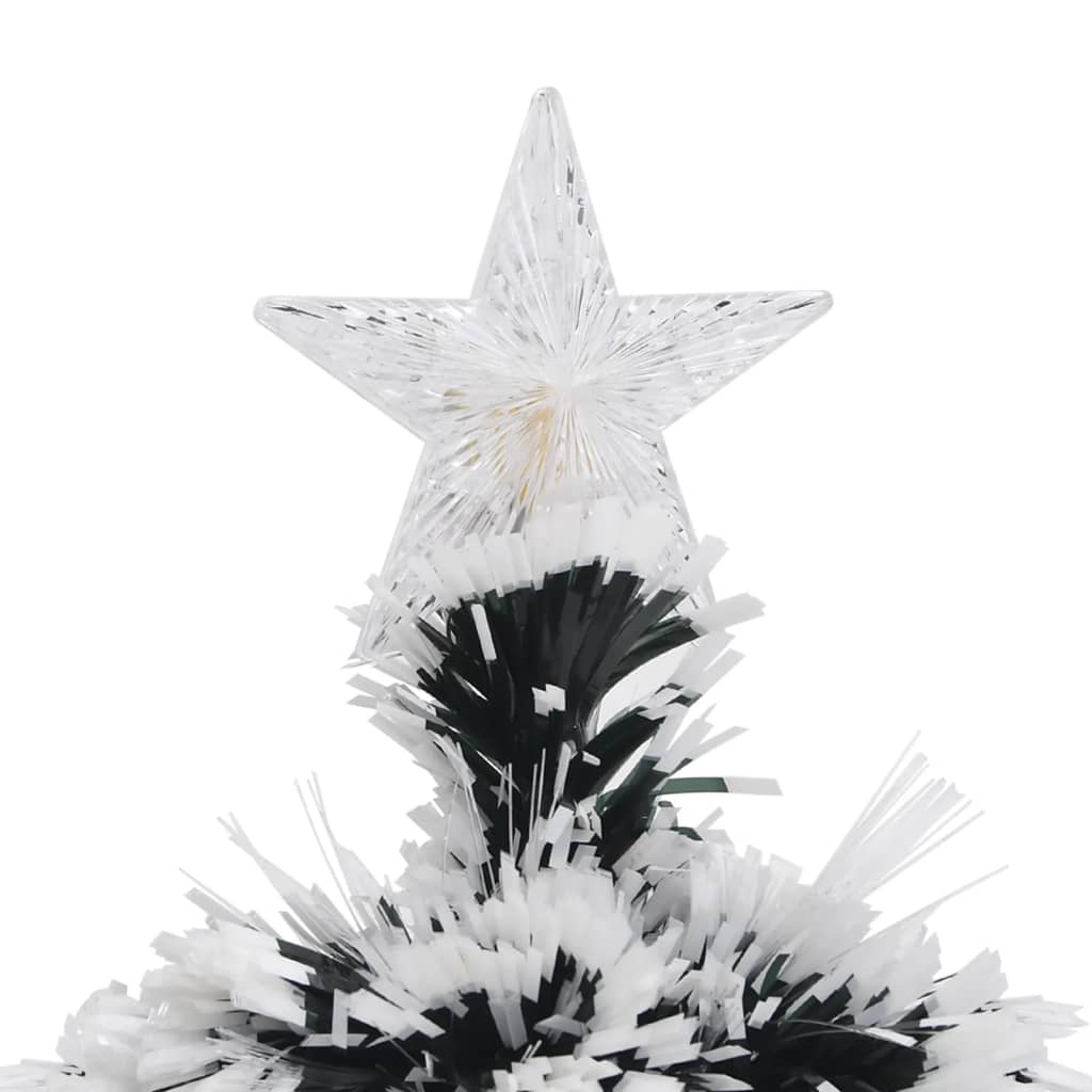 Vorbeleuchteter Weihnachtsbaum mit Ständer und LED 150 cm Glasfaser
