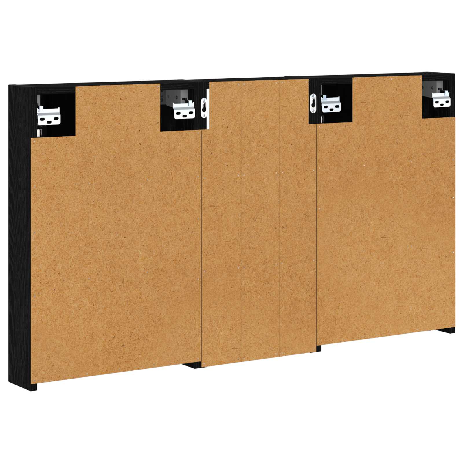 Badezimmerschrank-Set 3 pcs 80 x 10,5 x 50 cm Holzwerkstoff