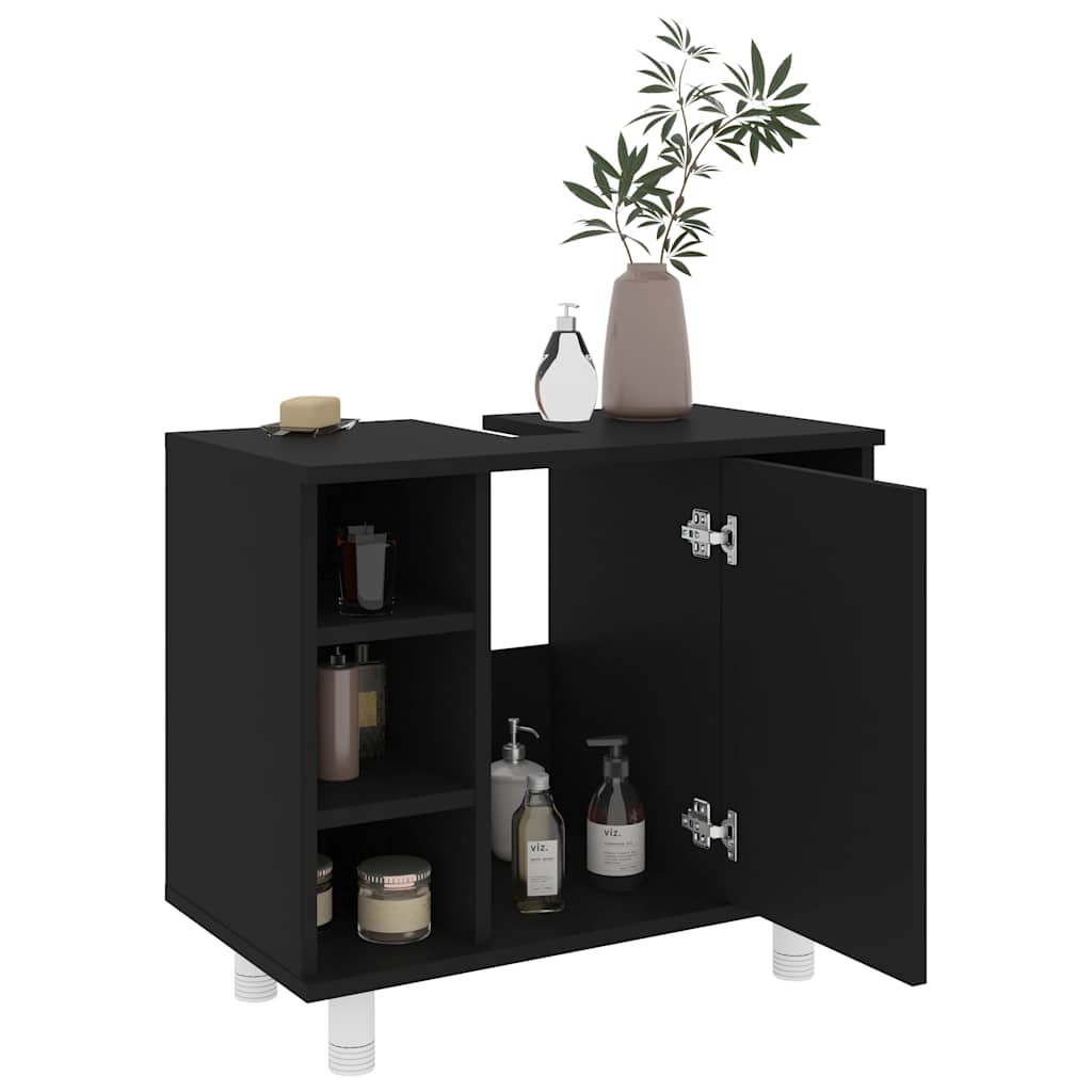 Badezimmerschrank Weiß 60x32x53,5 cm Holzwerkstoff