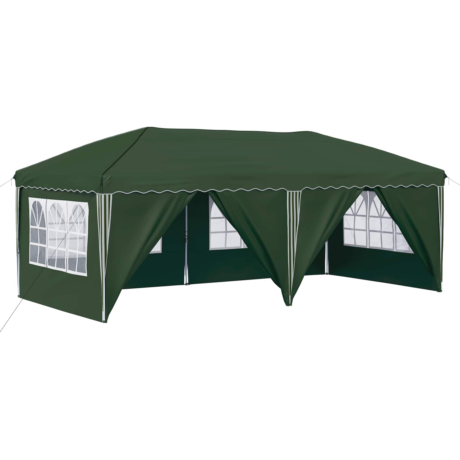 Pop-up Partyzelt 575 x 290 x 245 cm Creme