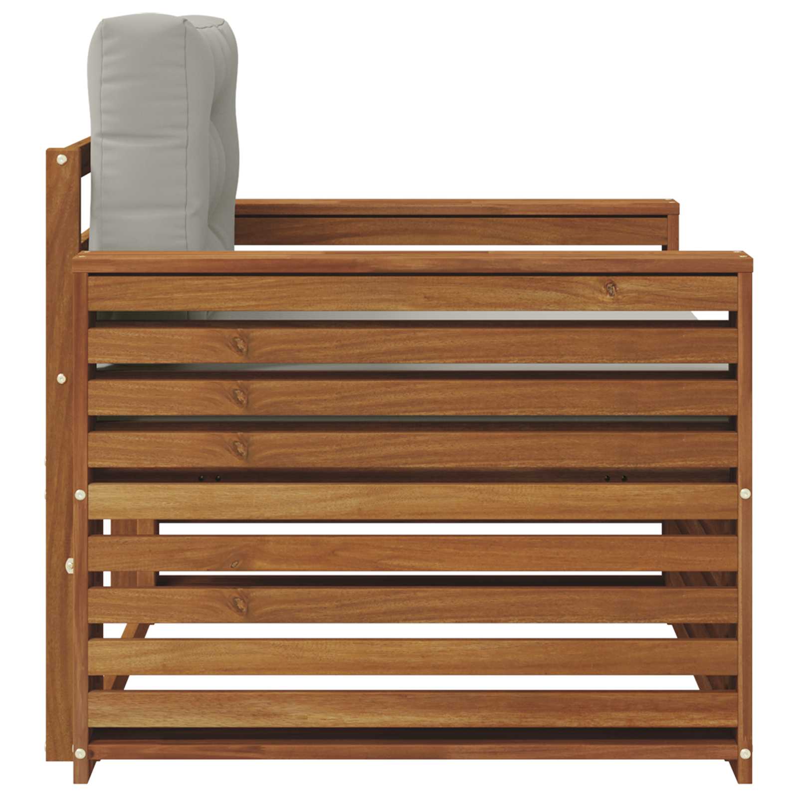 2 Stück Outdoor-Sofa Natur