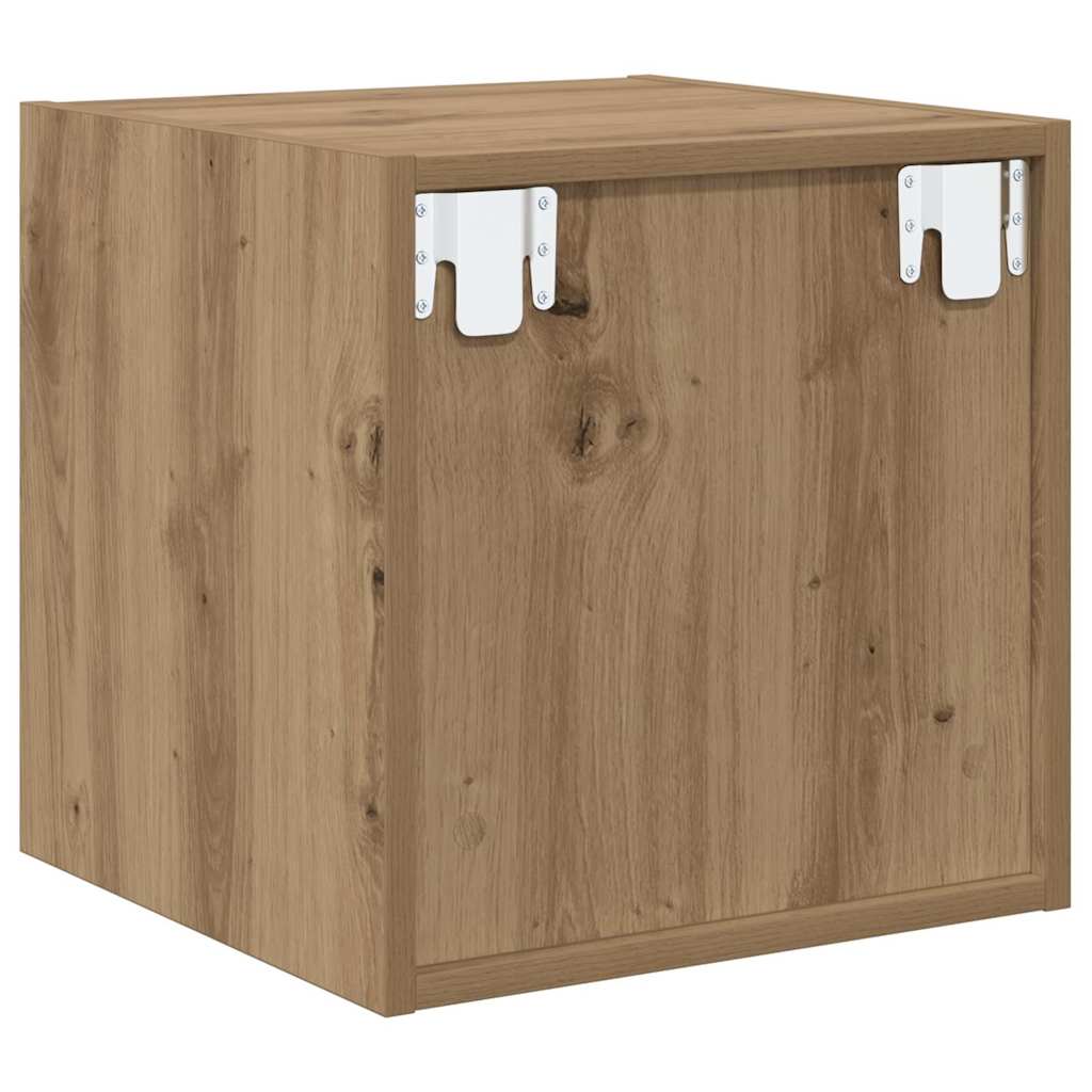 Wandschränke 2 Stk. Weiß 37x37x37 cm Holzwerkstoff