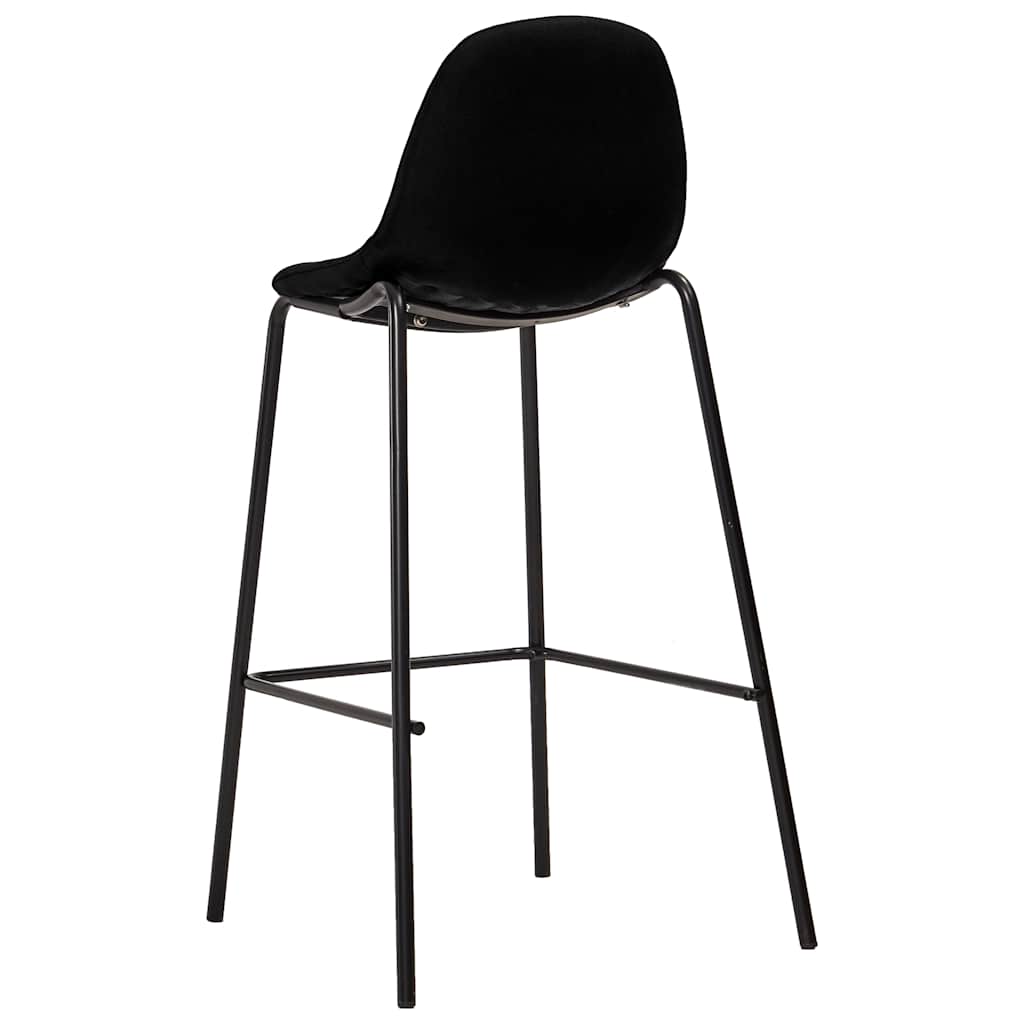 3-tlg. Bar-Set Stoff Dunkelgrau
