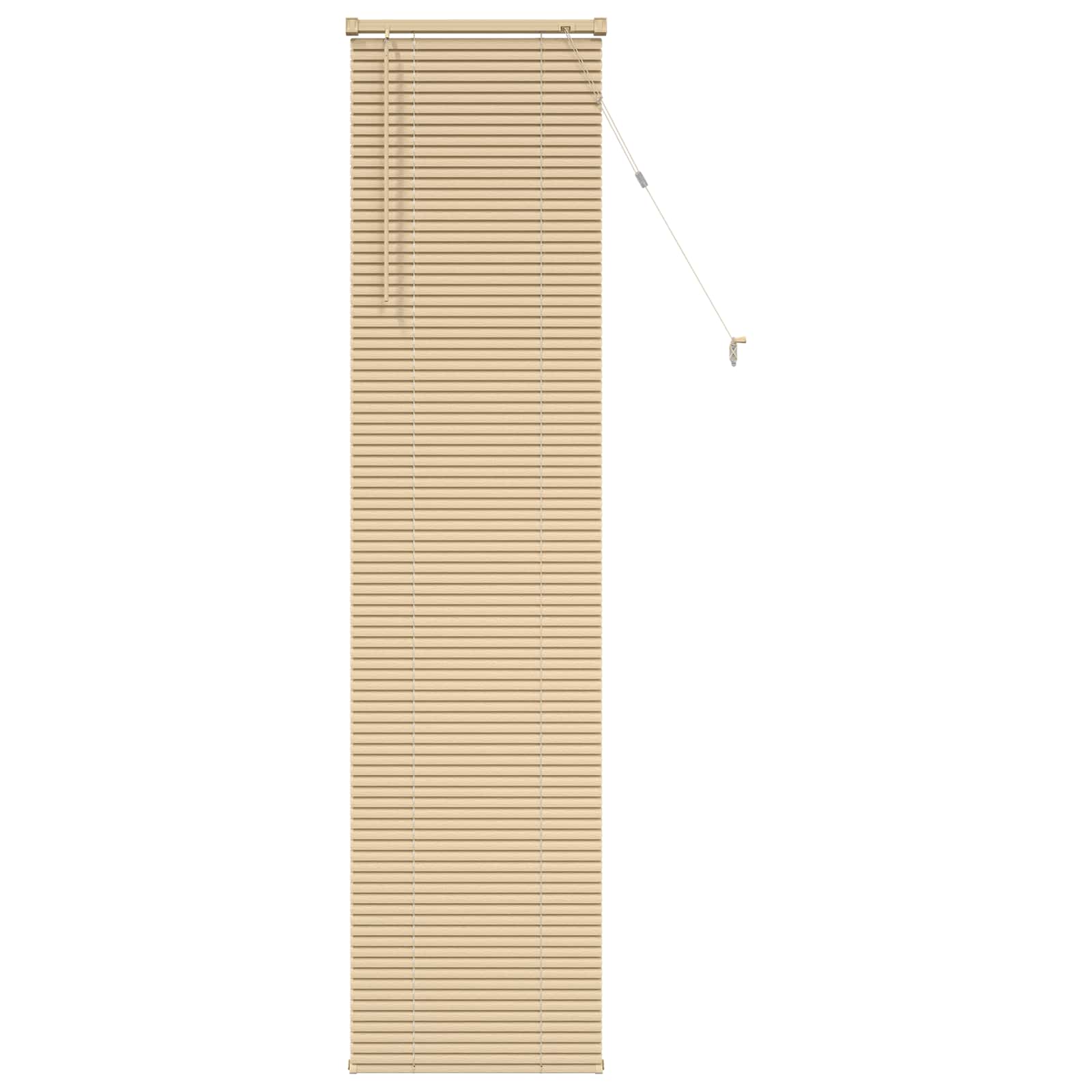 Jalousie Silber Grau 150 x 40 cm 25 mm PVC