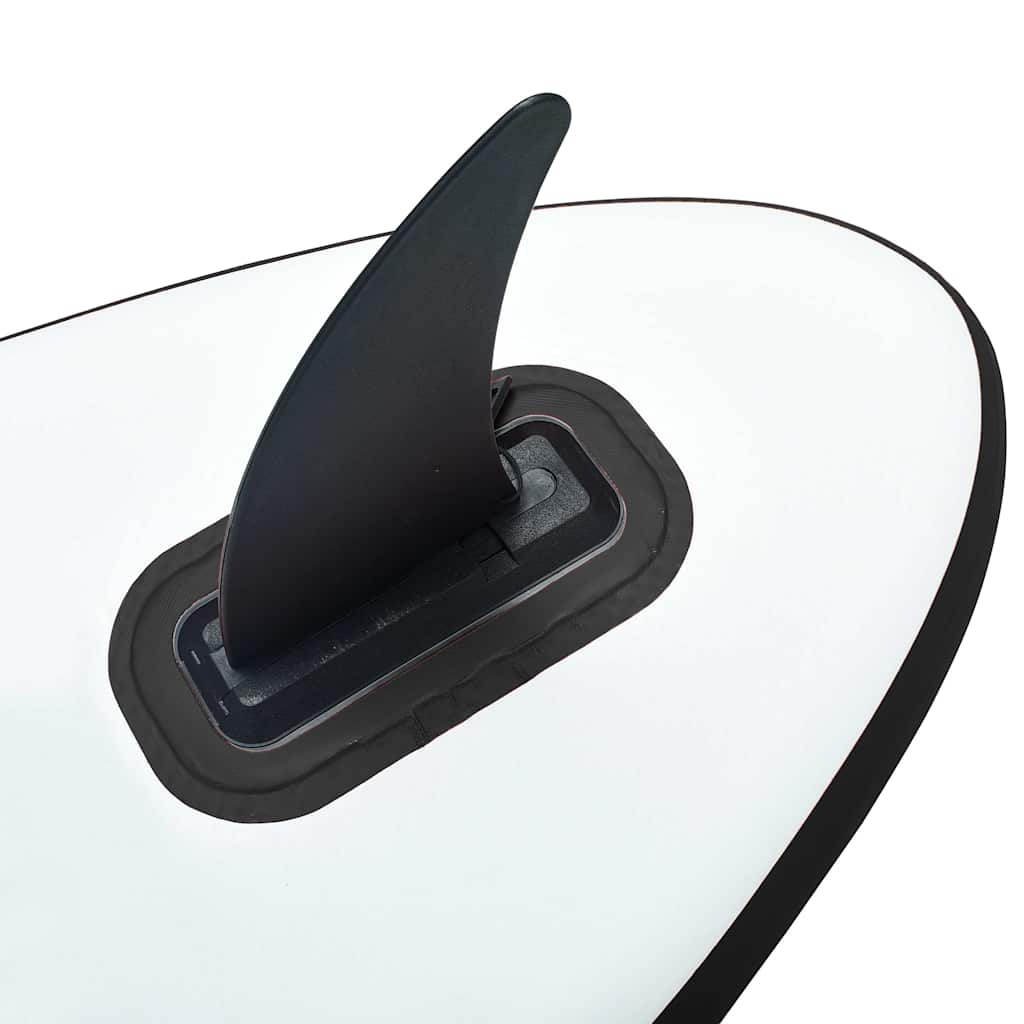 Aufblasbares SUP-Board mit Segel Set Rot und Weiß