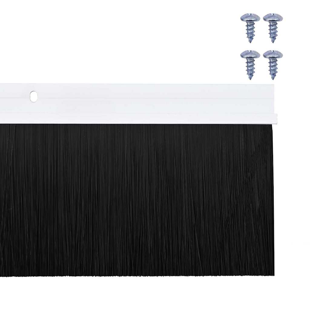 Aufsteck Türbürstendichtungen 2 pcs Braun 100 cm