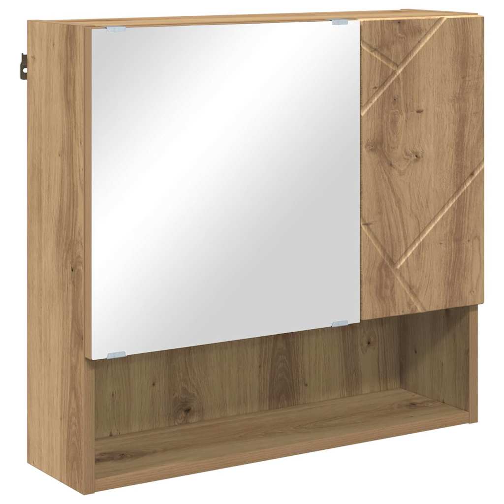 Badezimmermöbel-Set mit Tür 5 pcs Weiß Holzwerkstoff & Metall