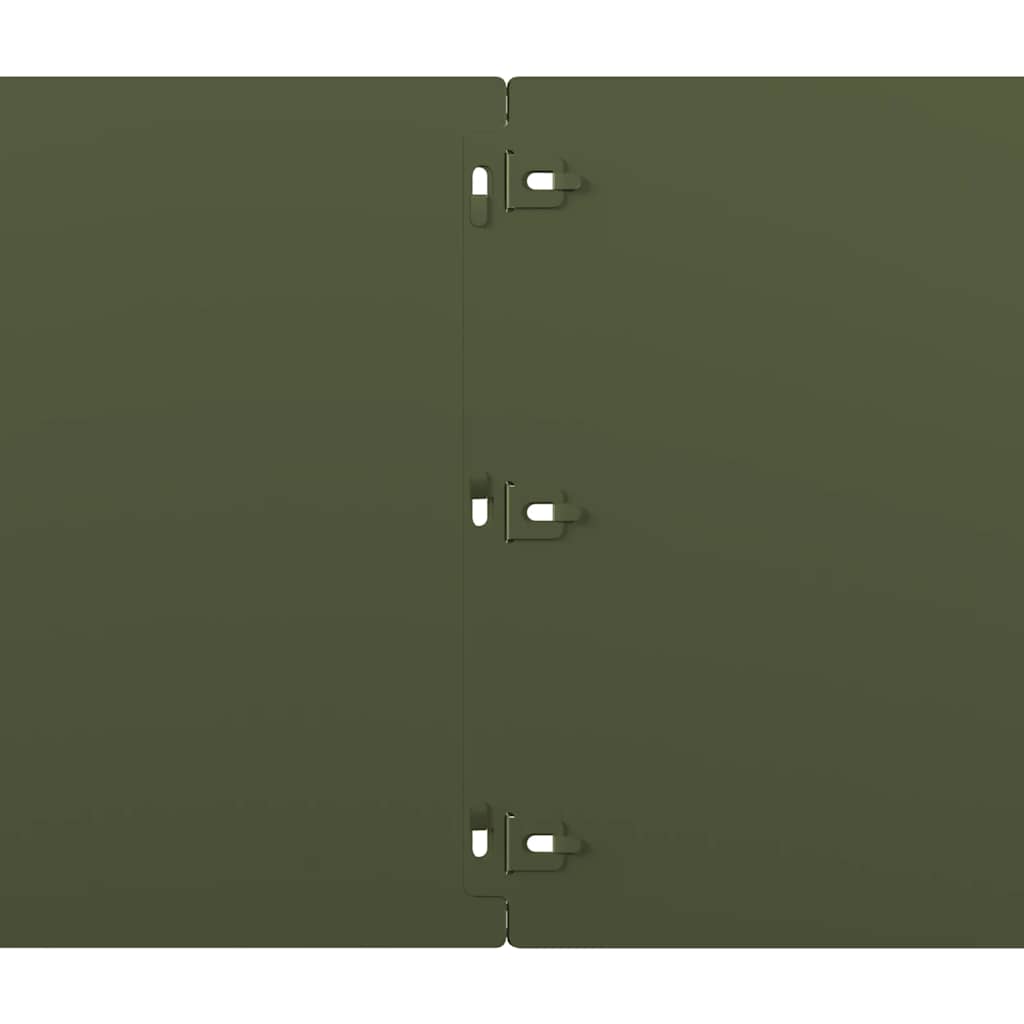 Raseneinfassung 10 pcs 10 x 103 cm Wetterfeststahl Rostig