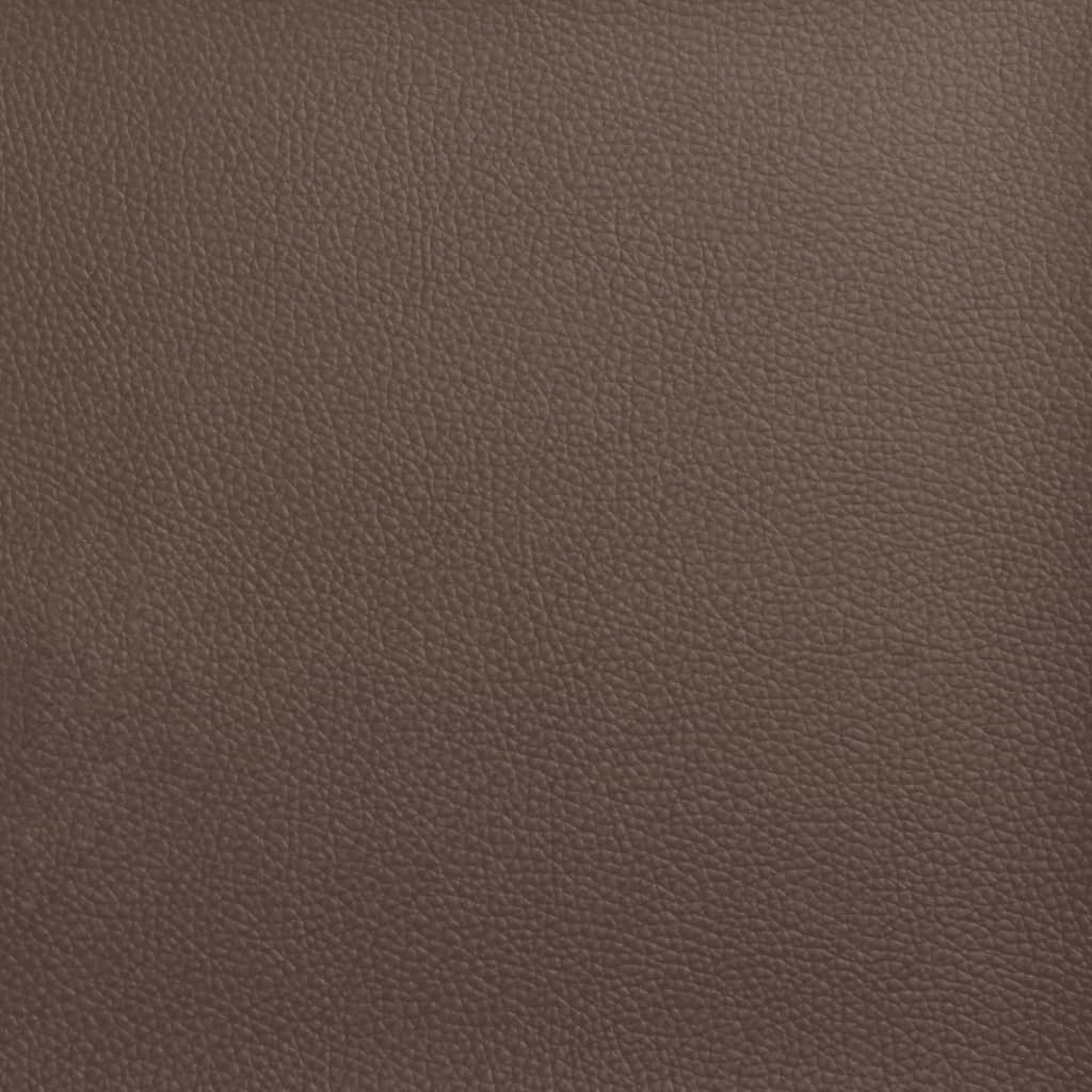Bank mit Rückenlehne Schwarz 112x65,5x75 cm Kunstleder