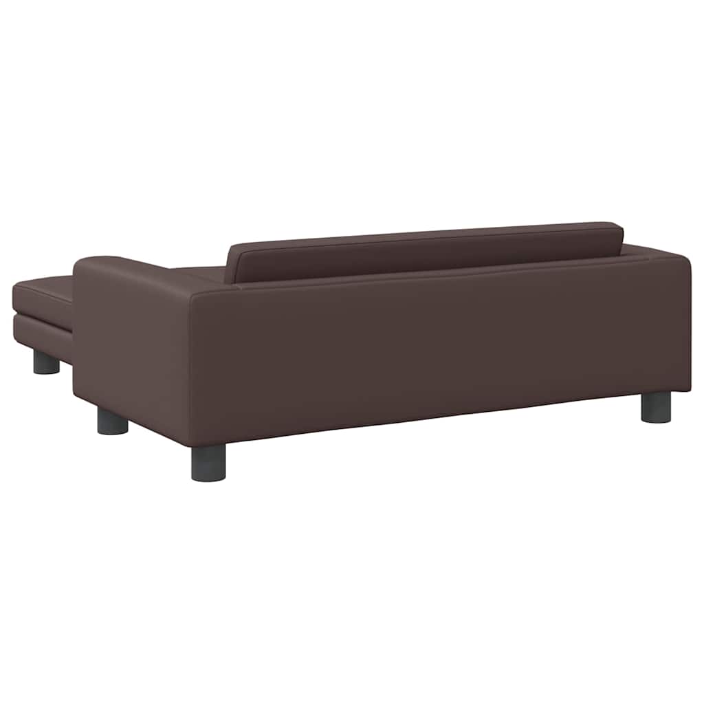 Hundebett mit Verlängerung Creme 100x50x30 cm Samt