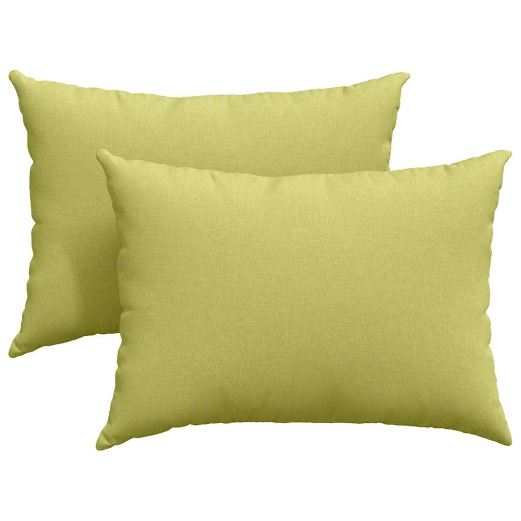 Sofakissen 2 pcs Hellgrau 50 x 30 cm Stoff
