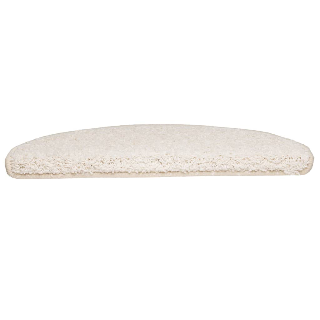 Stufenmatten 15 Stk. 56x17x3 cm Grau Halbrund