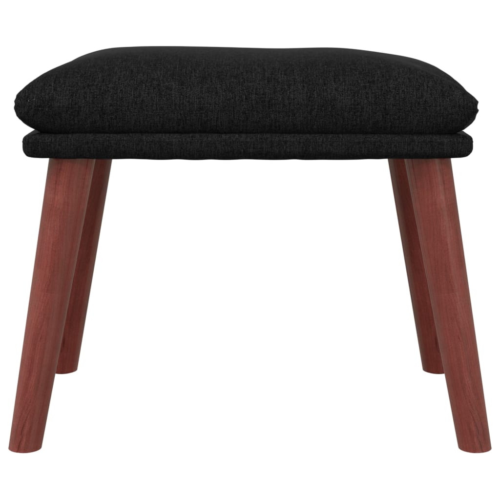 Fußhocker Hellgrau 45x29,5x35 cm Stoff